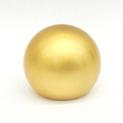 China Metal Classic Matt Gold Color Ball Finished Zamac Perfume Bottle Caps for sale