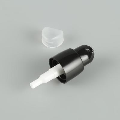 Chine Pompe en plastique de mise en bouteilles de lotion de base de liquide d'essence de tête de pingouin de bec de lotion de sac cosmétique noir de pompe à vendre