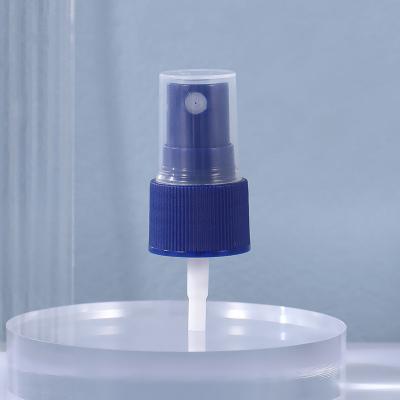 China Blauer Parfüm-Spray-Kopf, tragbarer, abgefüllter Pumpen-Vorkopf, 18 Zähne, Parfümflasche, Spray-Kopf zu verkaufen