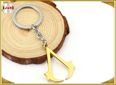 China Porta-chaves do metal dos acessórios de Hangbag, tira ou anéis maiorias de chapeamento dourados de Keychain à venda