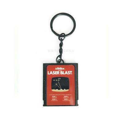 China Custom Made Activision Metal Key Ring Zinc Alloy With Laser Logo for sale