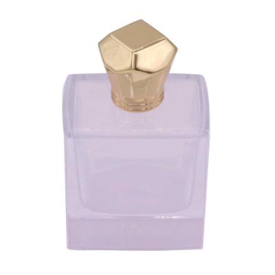 China Four Sided Diamond Shaped Zamak Perfume Caps , Small Perfume Bottle Tops for sale