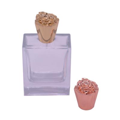 China Small Magnetic Zamak Perfume Caps For High - End Ladies Perfume Bottles for sale