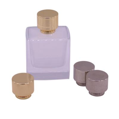 China 23*27mm Threaded Perfume Bottle Caps Zinc Alloy For Small Perfume Bottles for sale