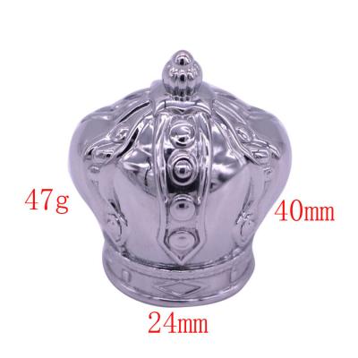 China Crown Perfume Bottle Caps Zinc Alloy Perfume Bottle Top Design For High - End for sale