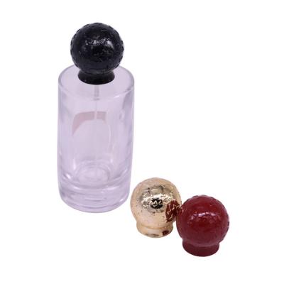 China Luxury 25 * 37mm Metal Perfume Cap / Perfume Bottle Lids For Antique Perfume Bottles for sale