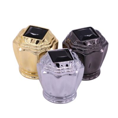 China 23 * 33mm Zamac Perfume Cap / Magnetic Perfume Cap For Travel Perfume Bottle for sale