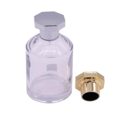 China 23*26mm Octagonal Metal Perfume Cap Magnetic Screw Perfume Bottle Tops for sale