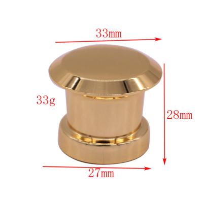 China Gold Magnetic Metal Zamak Perfume Caps Perfume Cover Fashion Customize for sale