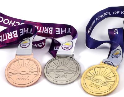 China Zinklegierung Sport-Medaillen-Band-Stange der Großhandelshohen qualität kundenspezifische zu verkaufen