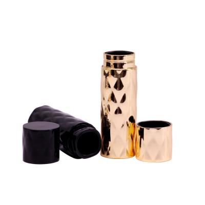 China Cylindrical Golden Customized Perfume Bottle Tops For 10ml Bottle for sale
