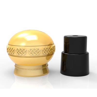 China Zinc Alloy OEM ODM Luxury Perfume Bottle Cover Have Existing Molds for sale