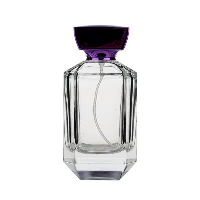 Chine Conception libre adaptée aux besoins du client de bouteille de parfum de Logo Luxury Clear Glass Empty à vendre