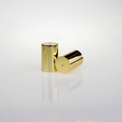 China Casquillo plástico del perfume de la botella de lujo alrededor del oro ULTRAVIOLETA para el desinfectante de la loción en venta