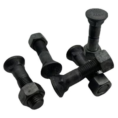 China Customizable Multi Size Dozer Track Bolts Alloy Steel Material for sale