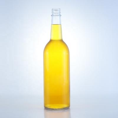 China Extra Flint Luxury Design 1L Glass Bottle Perfect for Vodka Collar Material Glass for sale