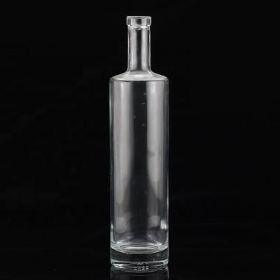 China SCREW CAP Sealing Type Flat Shoulder Glass Bottle for class Mexican Tequila Liquor Wine for sale