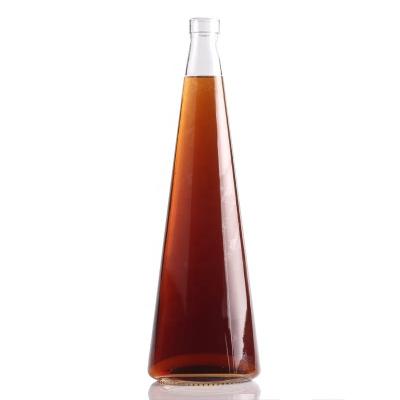 China 75cl Erlenmeyer Flask Conical Bottle Thin Bottom Glass Bottle Constructed for Tequila for sale
