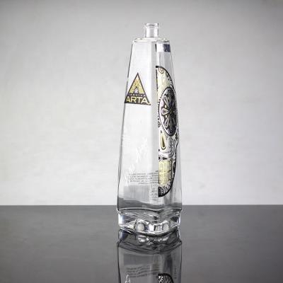 China Botella para calmar la sed con serigrafía y material de vidrio de 750 ml en venta