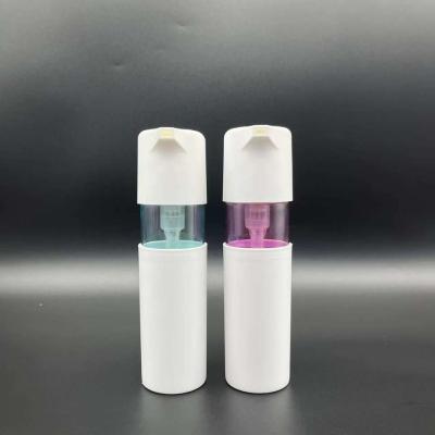 China 100ml PET Empty Plastic Pump Bottle For Emulsion Essence for sale