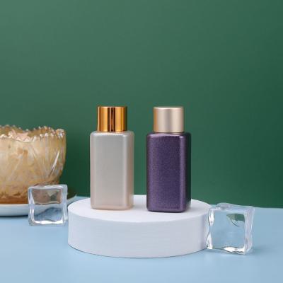 China 20ml Fles van het de Flessen Plastic Kosmetische HUISDIER van de luxe de Purpere Steekproef Plastic Verpakkende Te koop