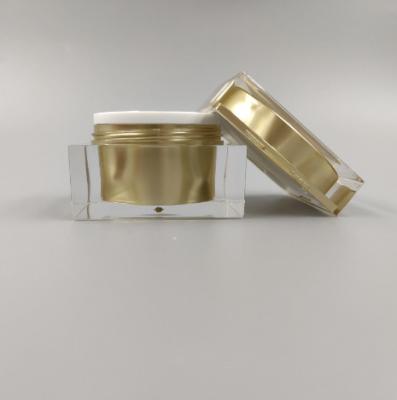 China Empty Cream jar high quality body cosmetic cream with acrylic cap 30ml skin body jar wholesales en venta