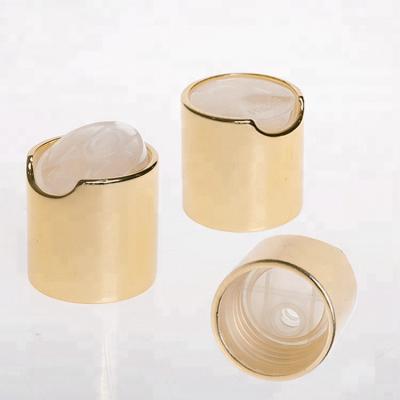 China 24 410 Aluminum Anodized Cosmetic Treatment Pumps Shampoo Disk Top Cap for sale