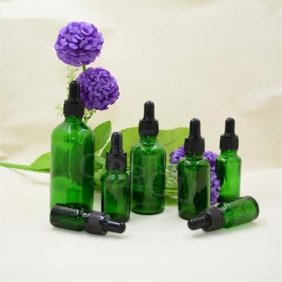 China Anodized Painting Glass Serum Bottles ,  Eco Friendly Amber Dropper Bottles for sale