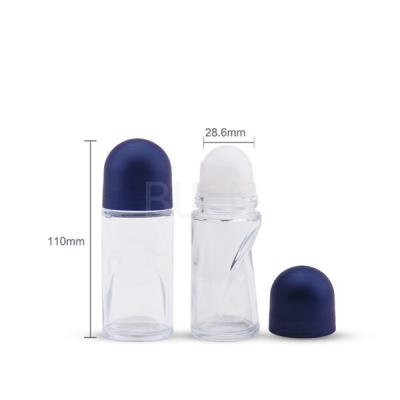China Botellas vacías 50ml, envases amistosos del rodillo del perfume del desodorante de Eco en venta