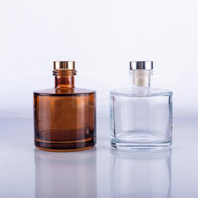 China Garrafa de óleo de vidro geada do aroma de Transaprent da garrafa do difusor do aroma de Brown à venda