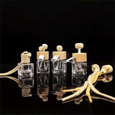China ODM Service Glass Empty Car Diffuser Bottles Perfume Hanging 8ml for sale