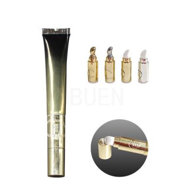 China Eye Cream Custom Cosmetic Tubes Packaging Vibration With Metal Applicator for sale