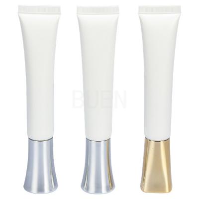 China Biodegradable Plastic Cosmetic Tubes Packaging White Seamless 20ml for sale