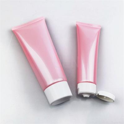 China Transparent Clear Plastic Cosmetic Tube Packaging Cream With Screw Up Cap for sale