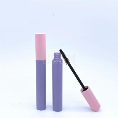 China Frosted Pink Plastic Liquid Eyelash Wand Tube 13mL Heat Transfer for sale