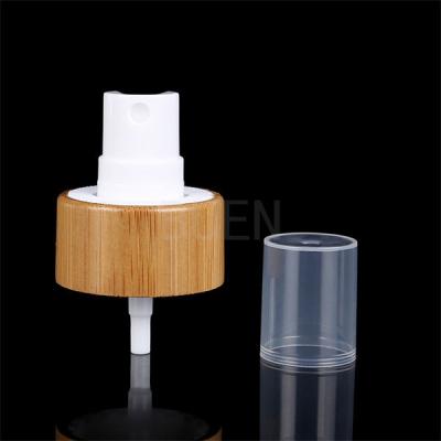 China Bamboo Plastic Fine Mist Spray With Half Cover Environment Degradable for sale