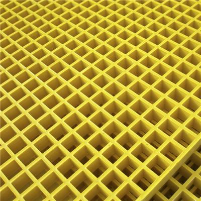 China Grp Frp Grating 38x38x38mm 1220x3660mm Fiberglass Frp Molded Grating for sale