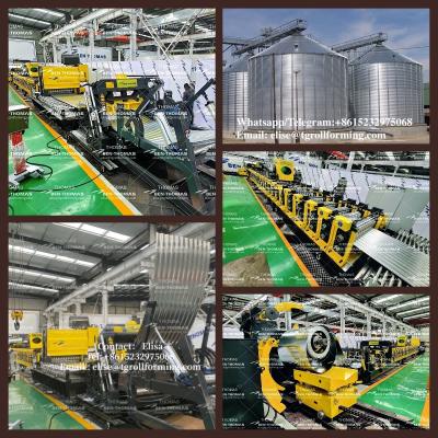 China silo making machine | Grain storage tank production line | silo corrugated plate equipment for sale