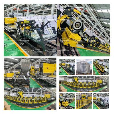 China Steel silo corrugated plate forming machine | silo roll forming machine | silo making machine for sale