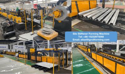 China Silo Stiffeners Roll Forming Machine | Silo racking machine | silo racking production line for sale