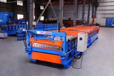 China Trapezoidal Color metal roof roll forming machine for sale