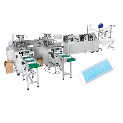 China Custom Design Full Automatic 3ply Face Mask Machine for sale