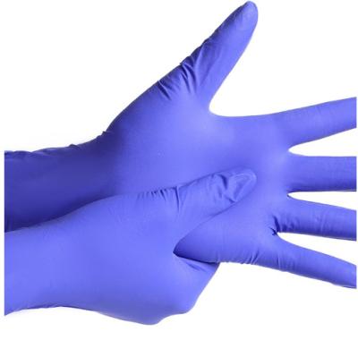 China Anti Bacterial Anti-virus Dentist Examination Medical Use Heavy Duty Surgical Disposable Nitrile Gloves for sale