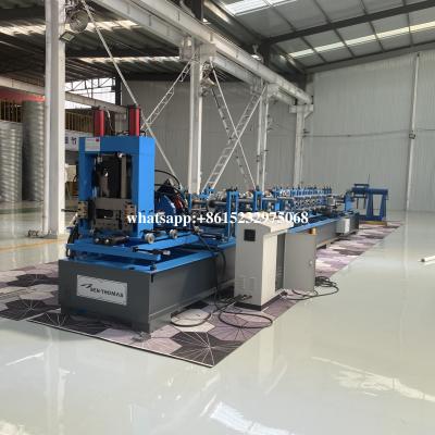 China Fully Automatic Interchangeable C/Z Purlin Roll Forming Machine for sale