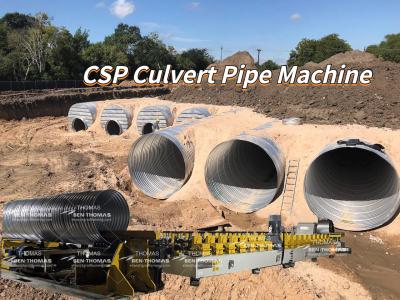 China CSP culvert pipe machine | CSP culvert pipe equipment | Culverts subdrains sewers tunnels for sale