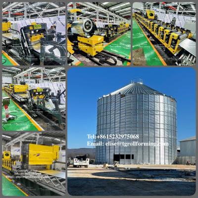 China Grain bin silo support forming machine for sale