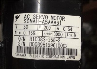China Servo motor industrial SGMAH-A5AAA61 3000r/minuto 0.159N.M da montagem da flange à venda