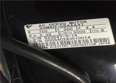 China Drip - Proof Industrial Servo Motor Reverse Connection 2.39Nm Rated Torque SGMAH-08AAA41 for sale