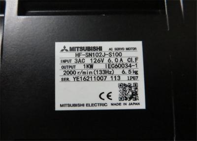 China 2000rpm Mitsubishi industrieller Servomotor Wechselstromsetzte Servomotorhf-sn202j-s100 heraus Vorlage 0.5KW 100% zu verkaufen