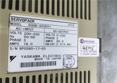 China Yaskawa Elektrische SERVOPACK AC voerde 3 Fase200-230v Industriële Servoaandrijving sgdb-30VDY1 in Te koop